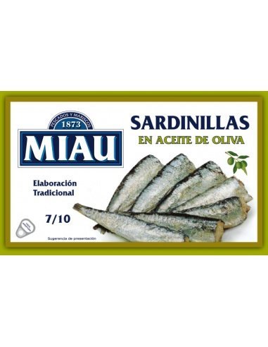 Sardinillas en aceite de oliva 7-10 90gr