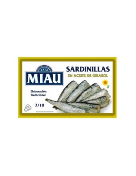 Comprar Sardinillas en aceite de girasol 7-10 90gr online - Iberoal