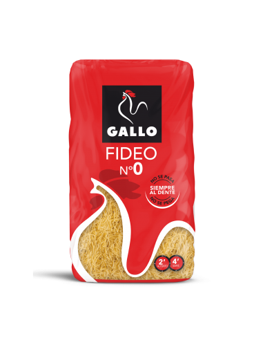 Fideo 0 GALLO paquete 400 grs.