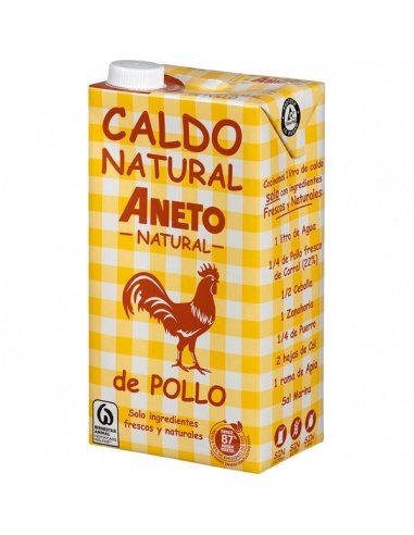 Caldo de Pollo Aneto 1L.