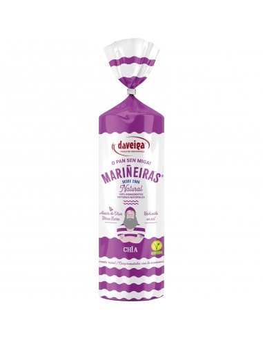 Galletas Mariñeiras con chía 200gr.