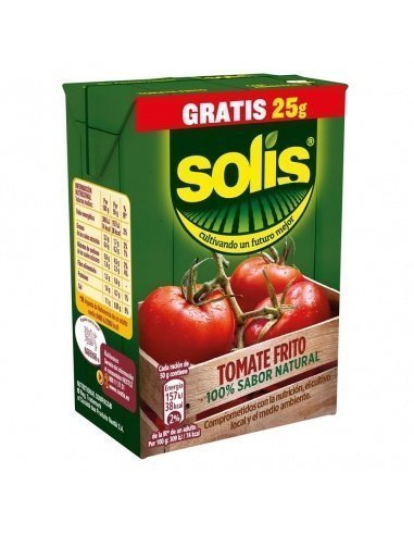 Tomate frito Solis brick 350gr.
